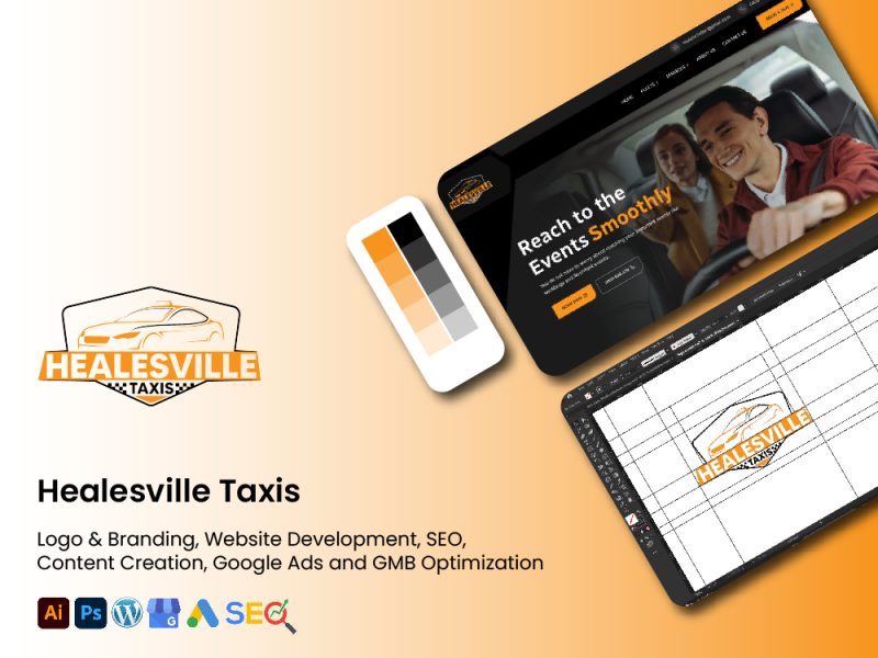 Branding, Website Development, Local SEO & GMB for Taxi Company of Australia