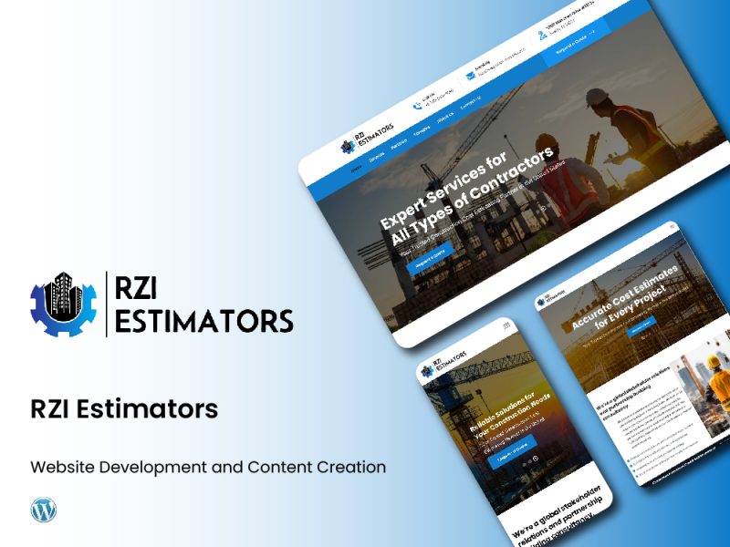 Website Development & Content Creation for Construction Firm of USA