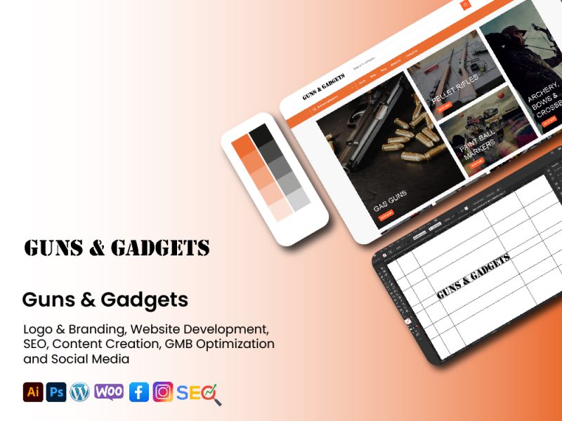 E-Commerce Website Development, SEO & SMM for Tactical Gear Retailer of South Africa